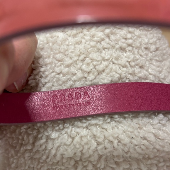 Prada Pink Velcro Belt - Picture 4 of 6